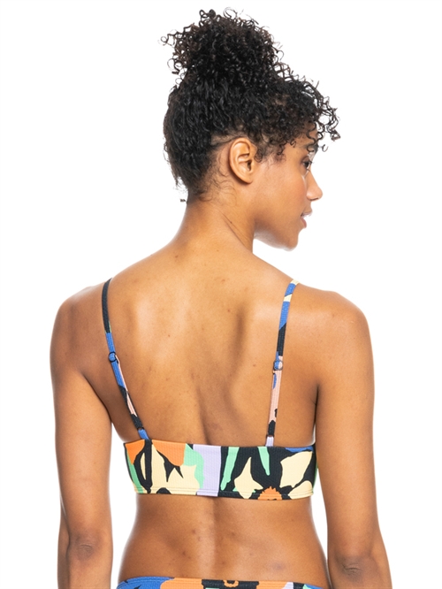Roxy Color Jam - Tank Bikini Top for Women - Anthracite Flower Jammin